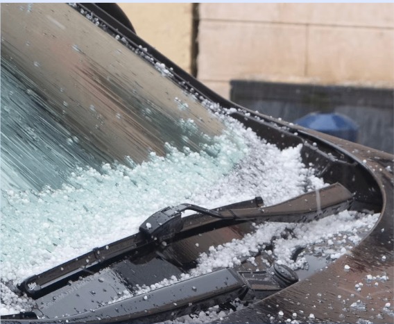 Hail damage detection example