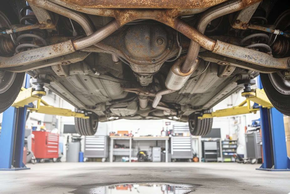 Underbody damage detection example